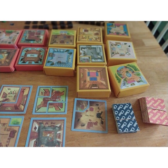 Vintage Mystery Mansion Board Game Copyright 1984 Milton Bradley Missing pieces - Picture 3 of 7